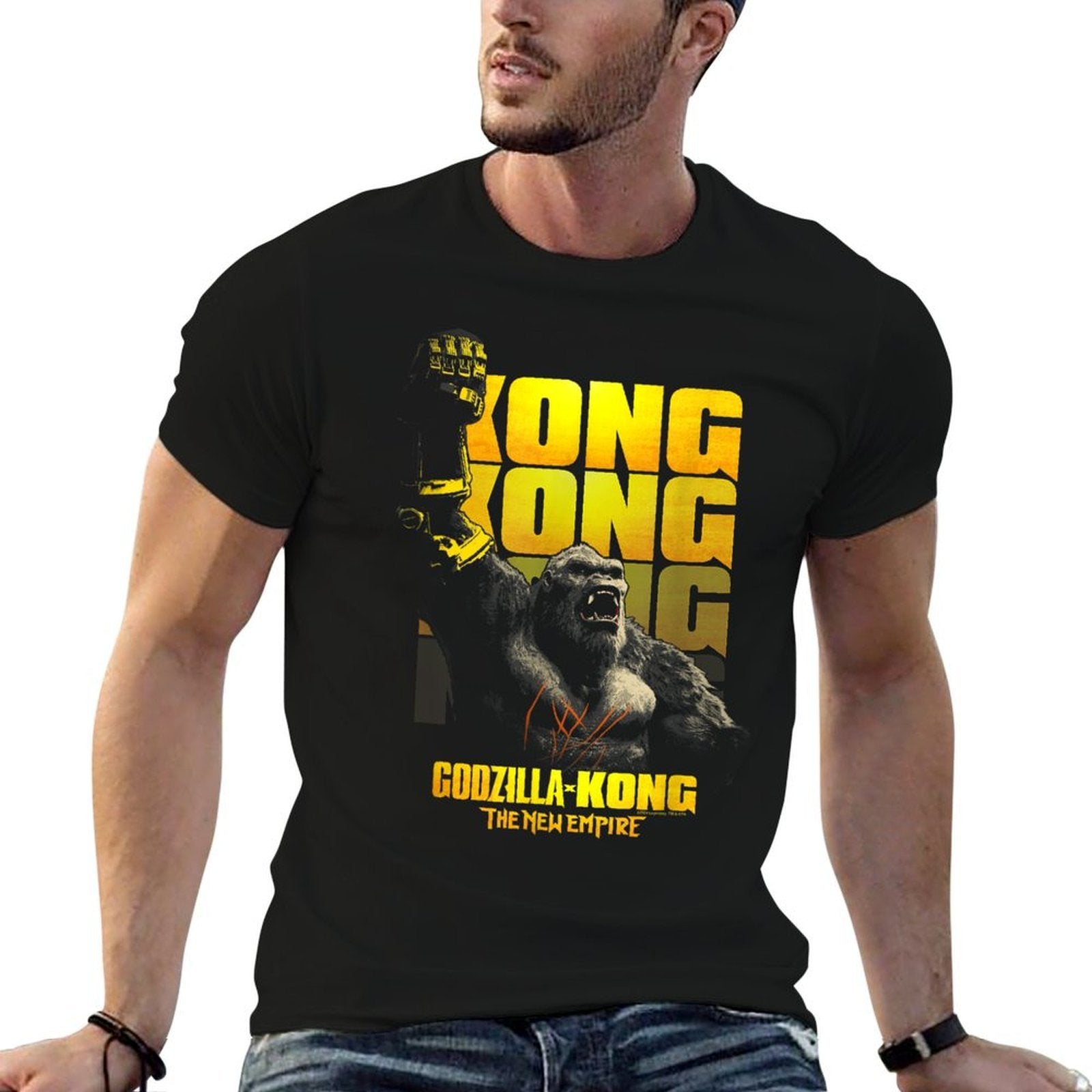 Godzilla X King Kong Beast Glove Kaiju  Slim-fit Cut T-Shirt
