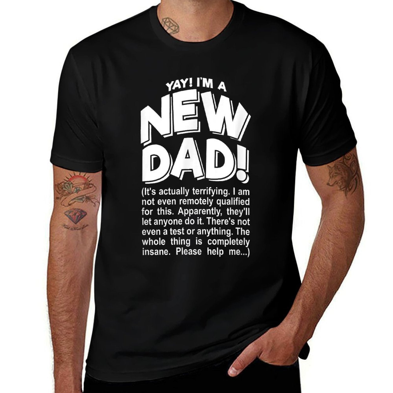 Yay! Im A New Dad! - Funny Fathers Day Joke Gift Comfortable T-Shirt