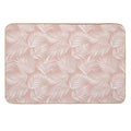 Palm Leaf Seamless Pattern  Absorbent Bath Mat