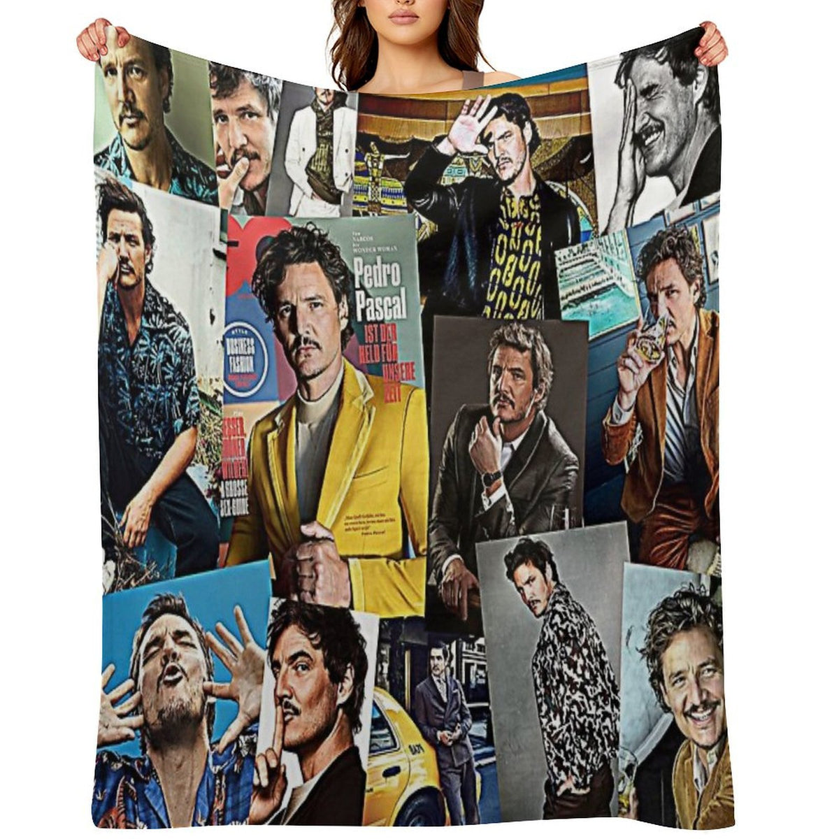 Pedro Pascal Lightweight Throw Blanket
