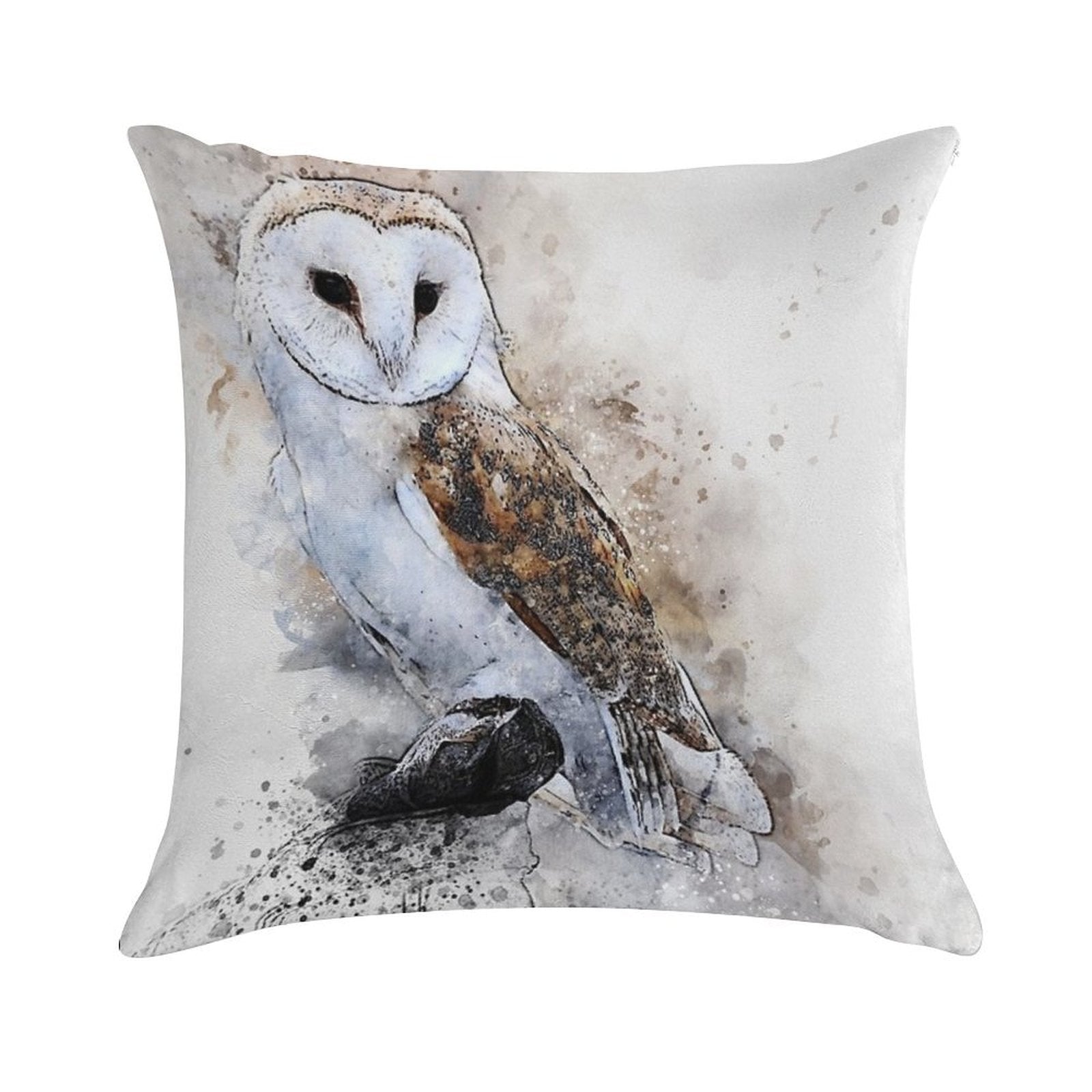 Barn Owl Soft Style Accent Throw Pillow