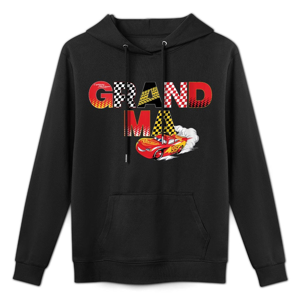 Womens Disney  Pixars Cars Grandma Family Matching Trip Vacation Colorfast Hoodie