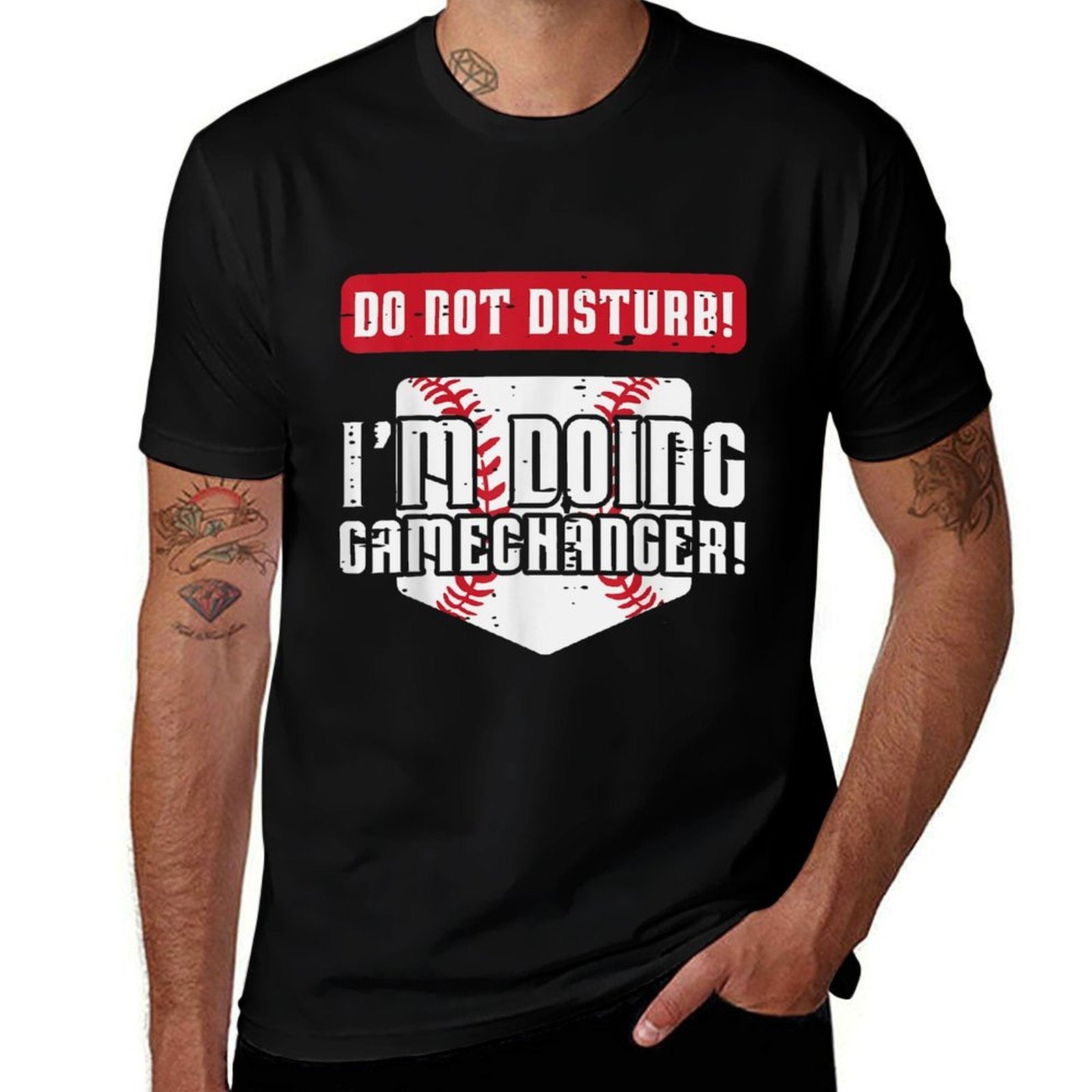Baseball Do Not Disturb Doing Gamechanger Men Women Boy Kids  Relaxed-fit T-Shirt