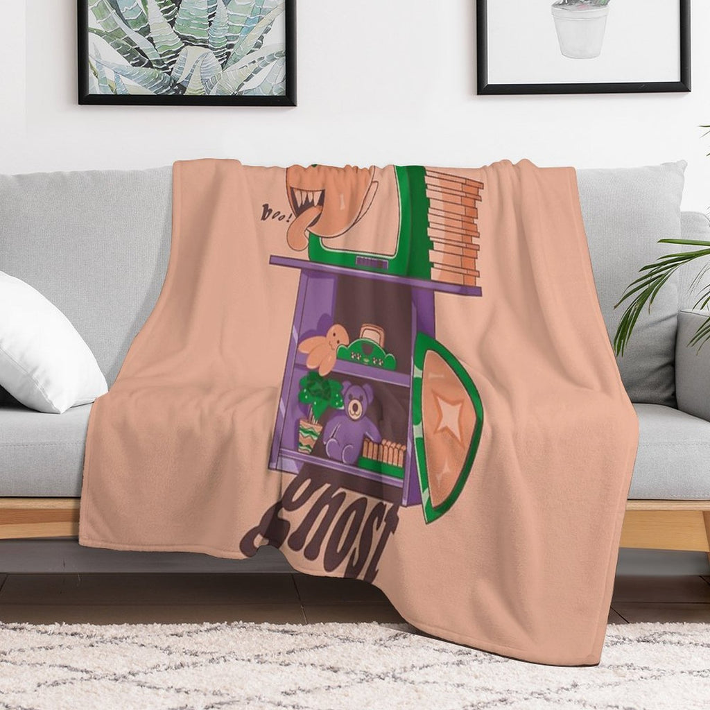 Ghost in The Console All-season Throw Blanket