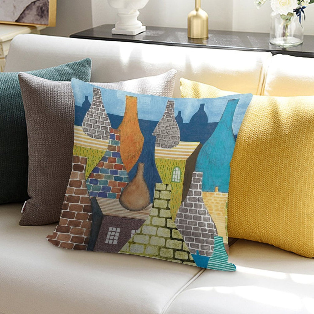 STOKE ON TRENT POTTERIES Soft Warmth Comfort Throw Pillow