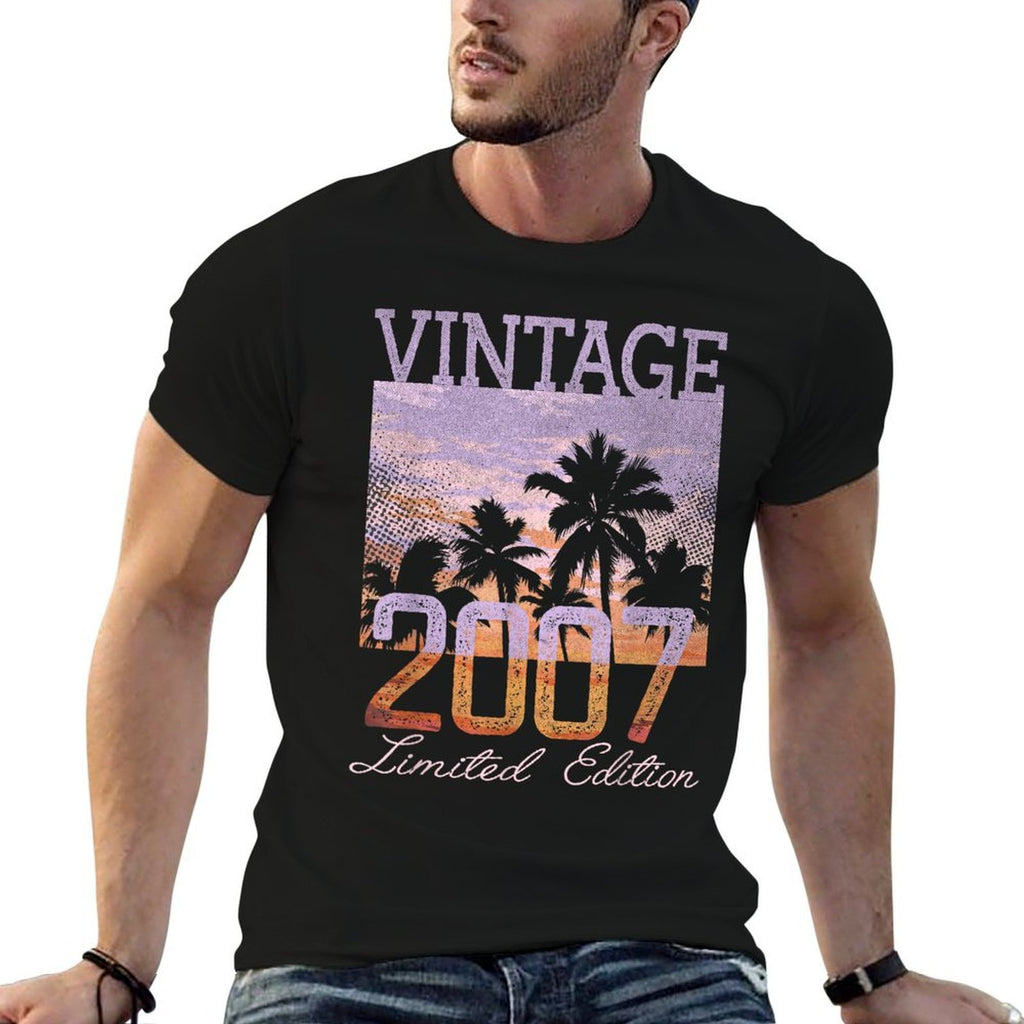 Vintage 2007 Limited Edition 18th Birthday 18 Year Old Gifts  Soft T-Shirt