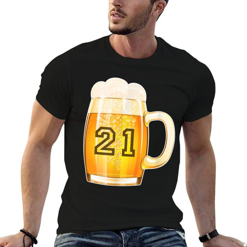 21 Years Old T-shirt 21st Birthday Party  Eco-friendly Material T-Shirt