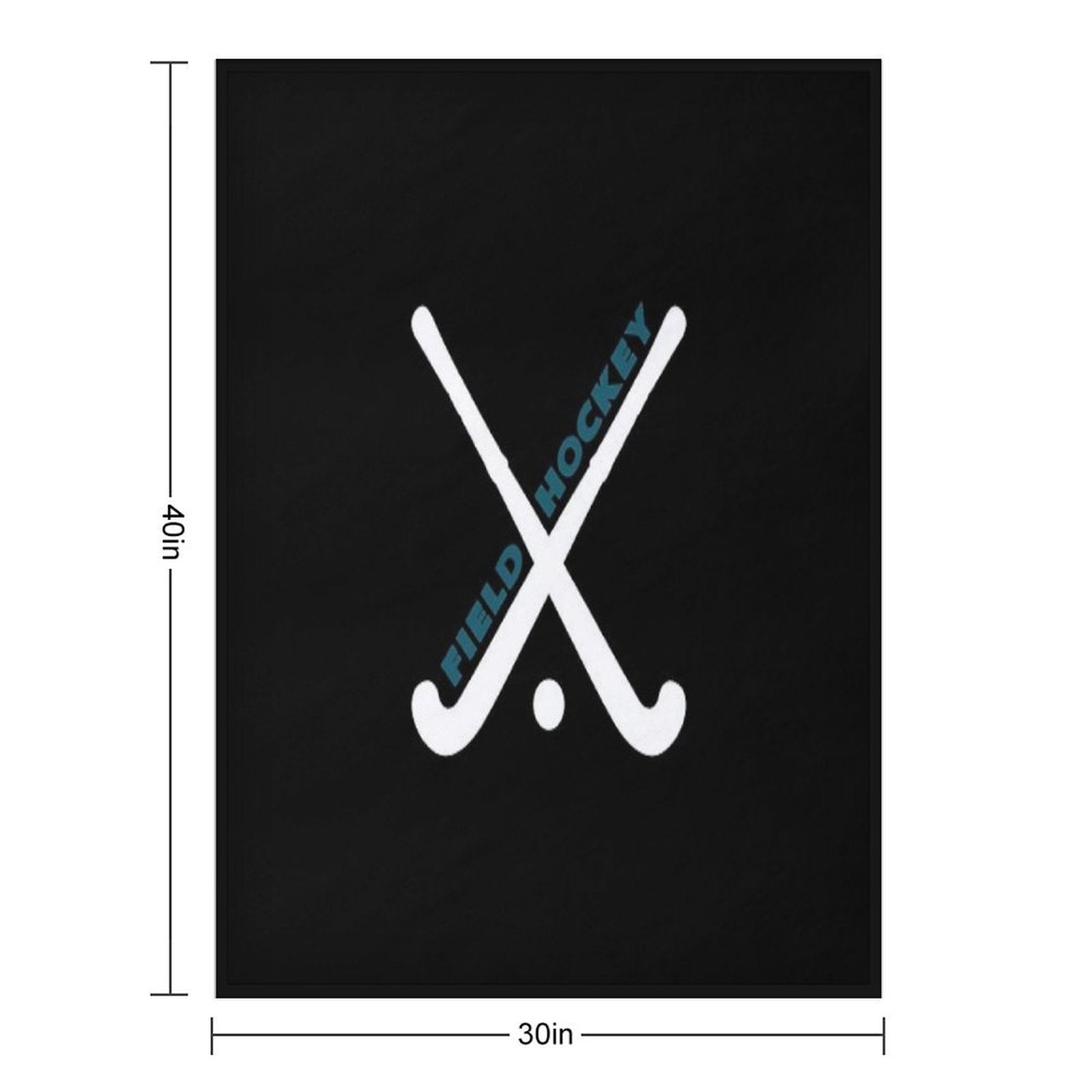 Field Hockey Gift-ready Throw Blanket