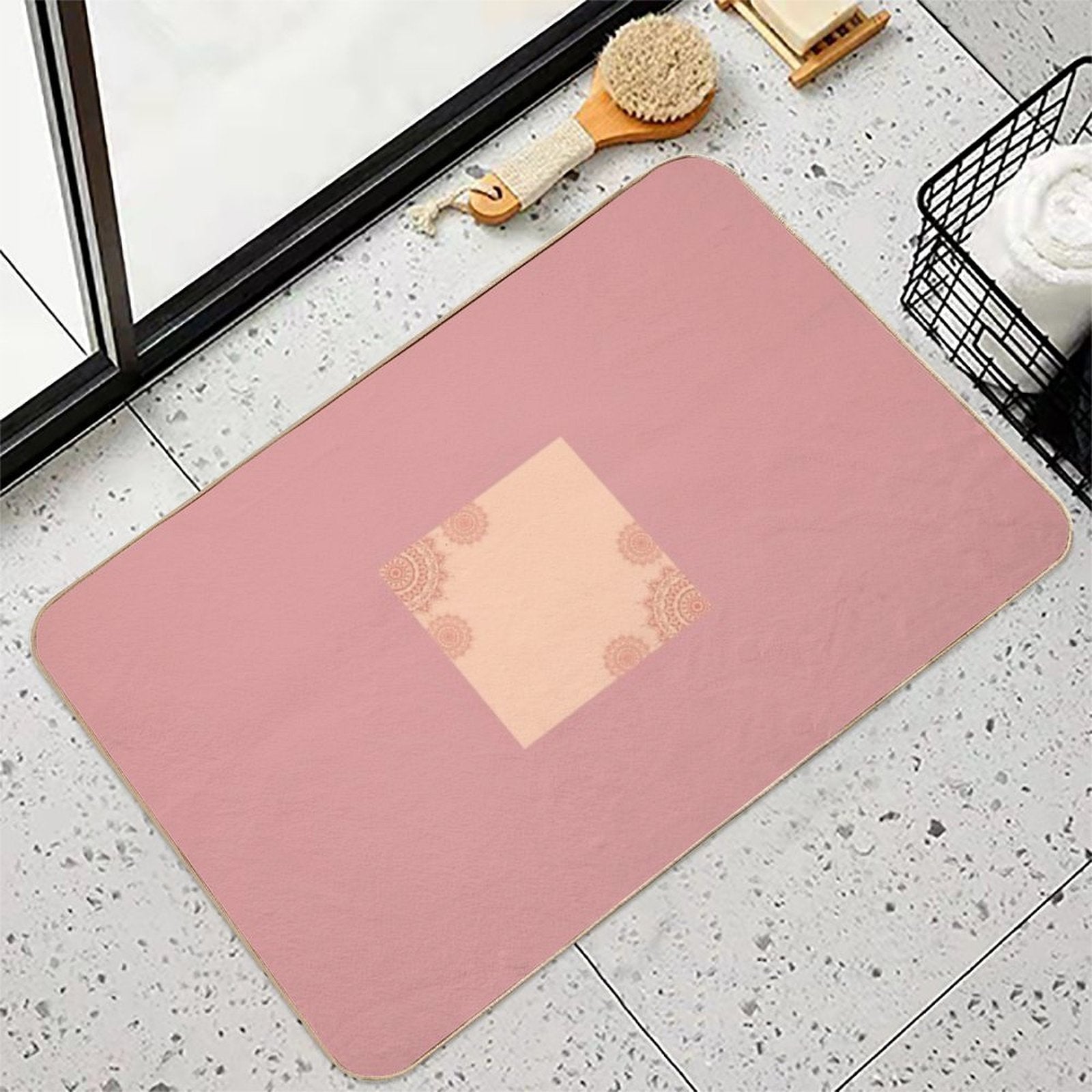 Mandala  Fade-Resistant Bath Mat