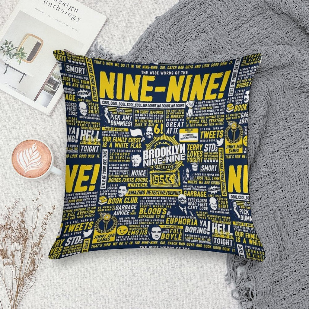 Wise Words of The Nine-Nine Soft Washable Throw Pillow