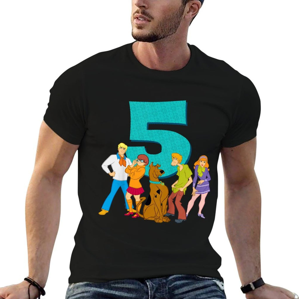 Scooby-Doo 5th Birthday This Meddling Kid Is 5  Quick-drying T-Shirt