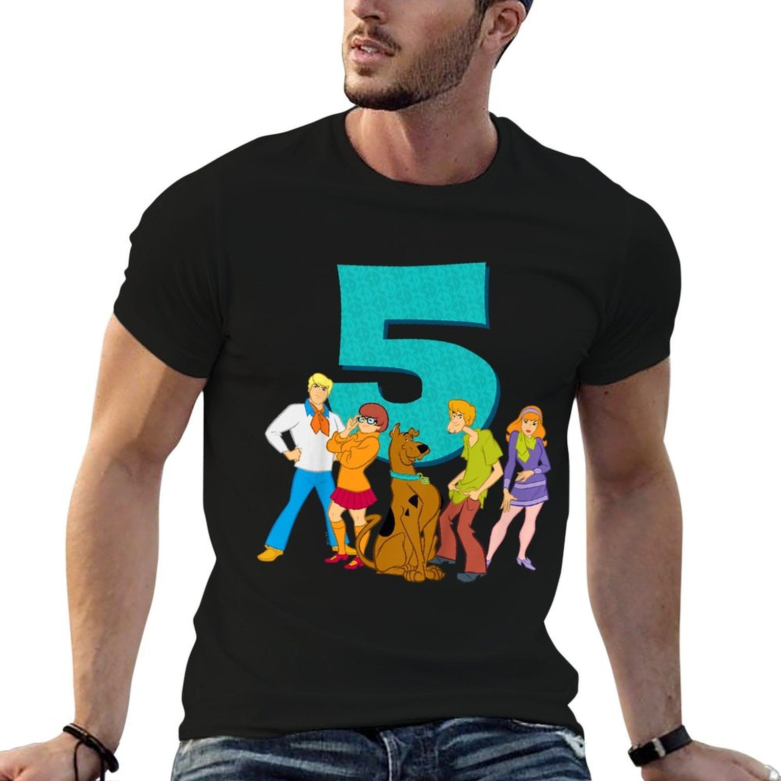 Scooby-Doo 5th Birthday This Meddling Kid Is 5  Quick-drying T-Shirt
