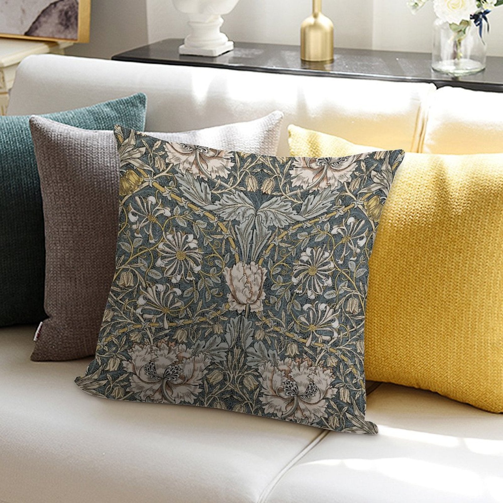 William Morris - Pimpernel Soft High-Density Material Throw Pillow