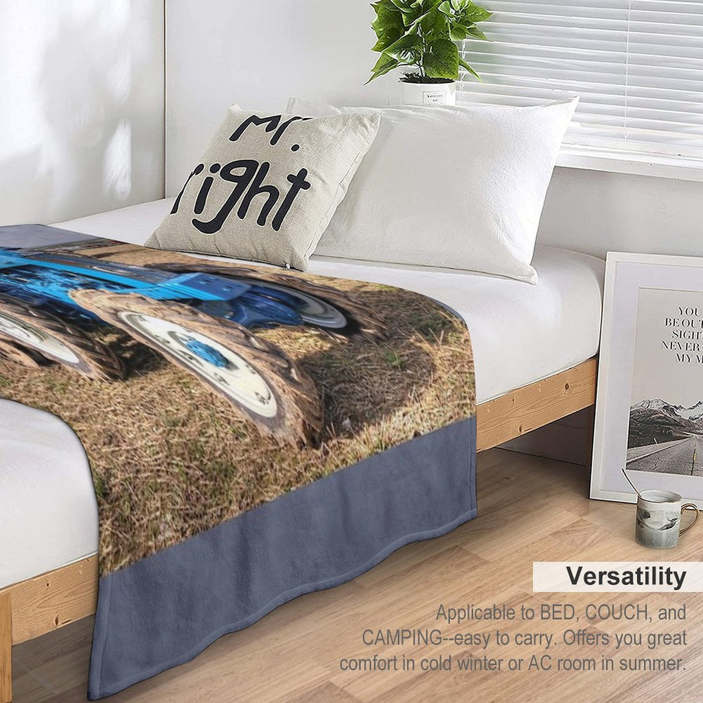 Roadless Tractor Gift-ready Throw Blanket