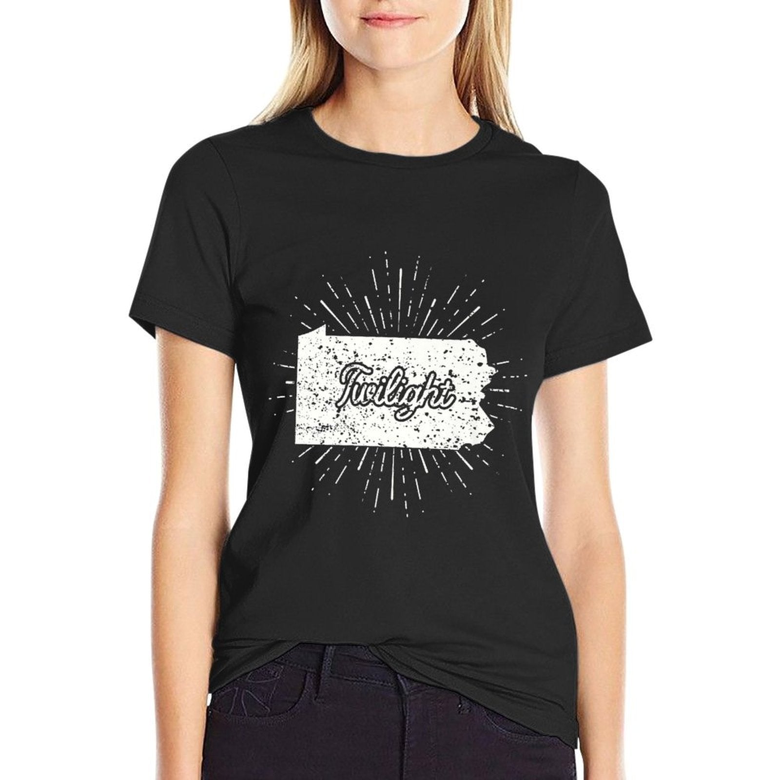 Twilight Pennsylvania Premium  Rolled Sleeves T-Shirt