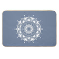 Classic Black And White Mandala Art Durable Bath Mat