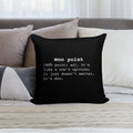 Moo Point Soft Home Decor Throw Pillow