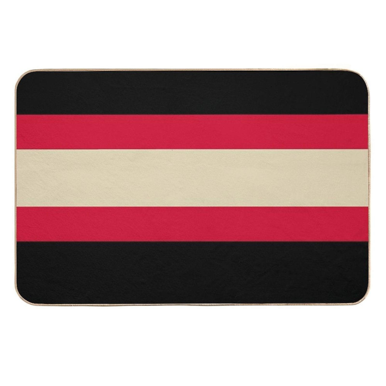Chicago Blackhawks Retro Stripes Durable Bath Mat