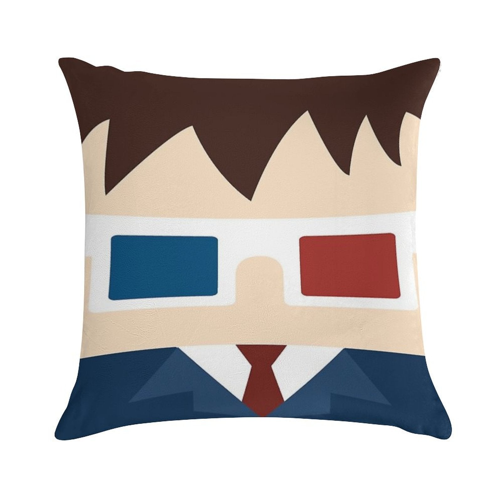 10th Doctor, David Tennant Soft Warmth Comfort Throw Pillow