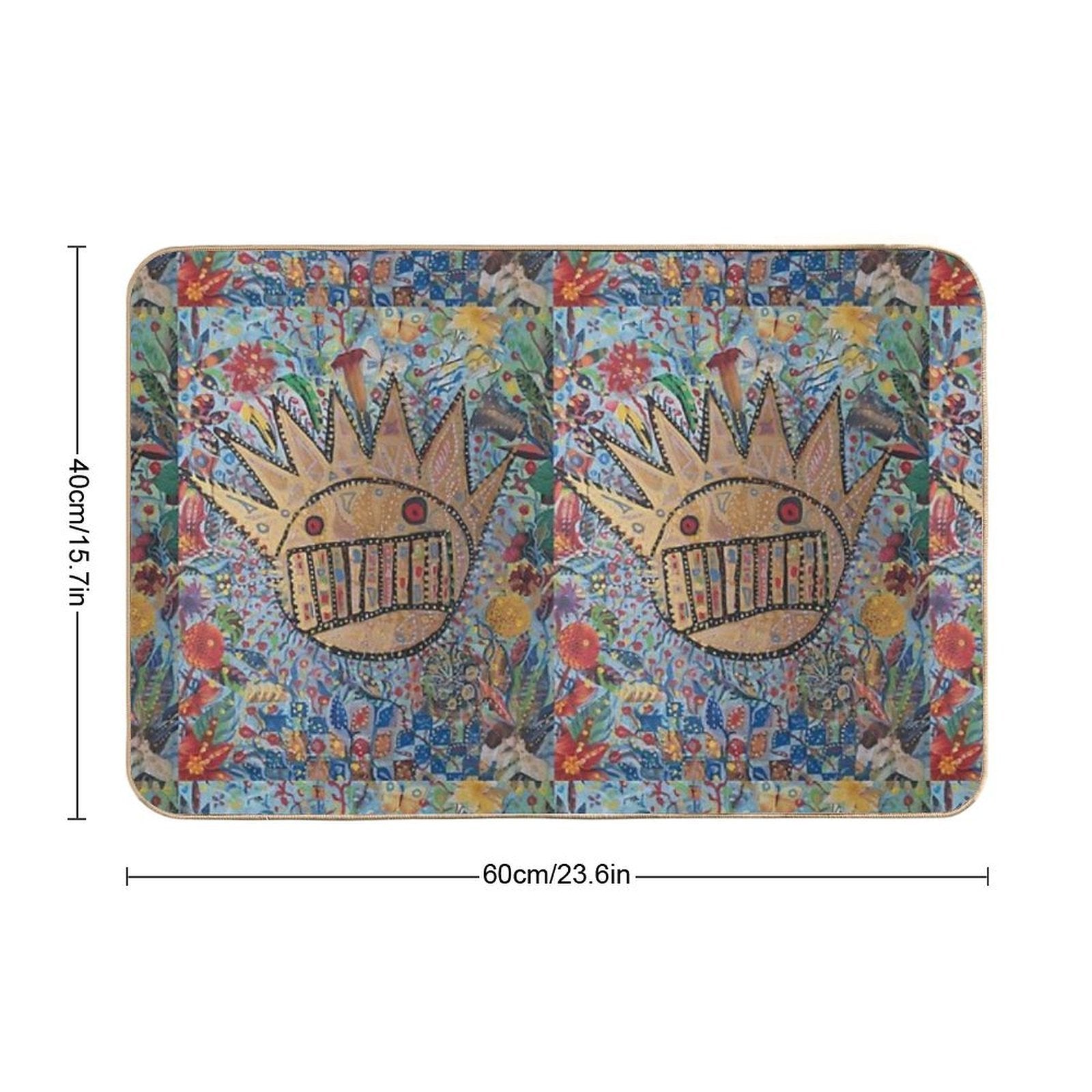 Ween Boognish And Flowers  Rapid-Drying Bath Mat
