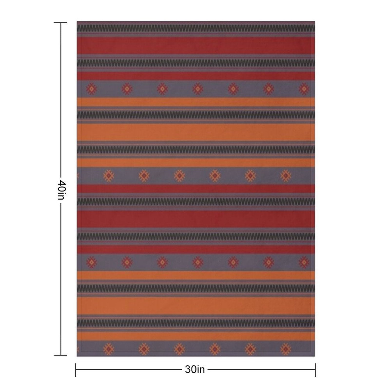 Oriental Kilim Rug 3 Quick-dry Throw Blanket