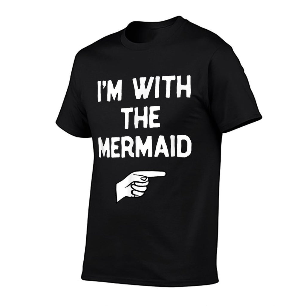 Im With The Mermaid Costume Halloween Matching Party  Slim-fit Cut T-Shirt