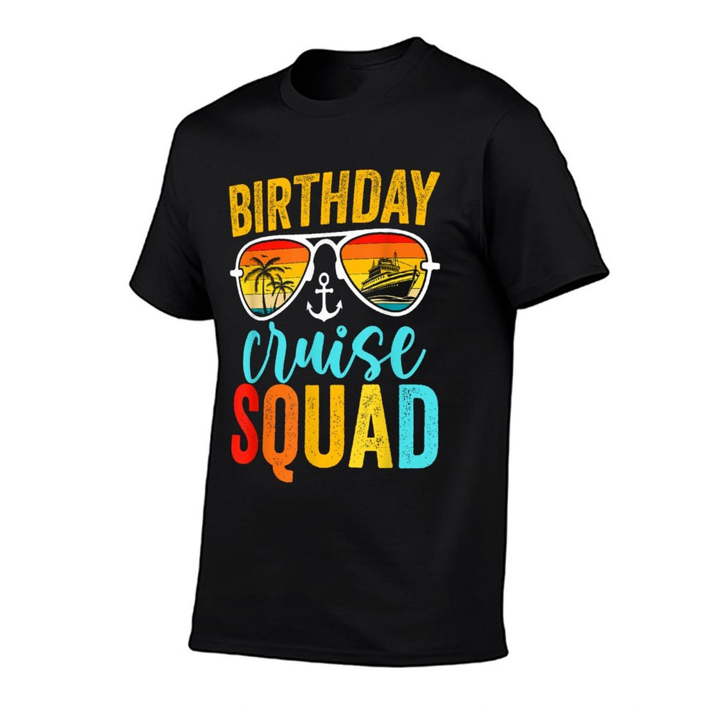 Birthday Cruise Squad 2025 Cruise Birthday Party Vacation  Soft T-Shirt