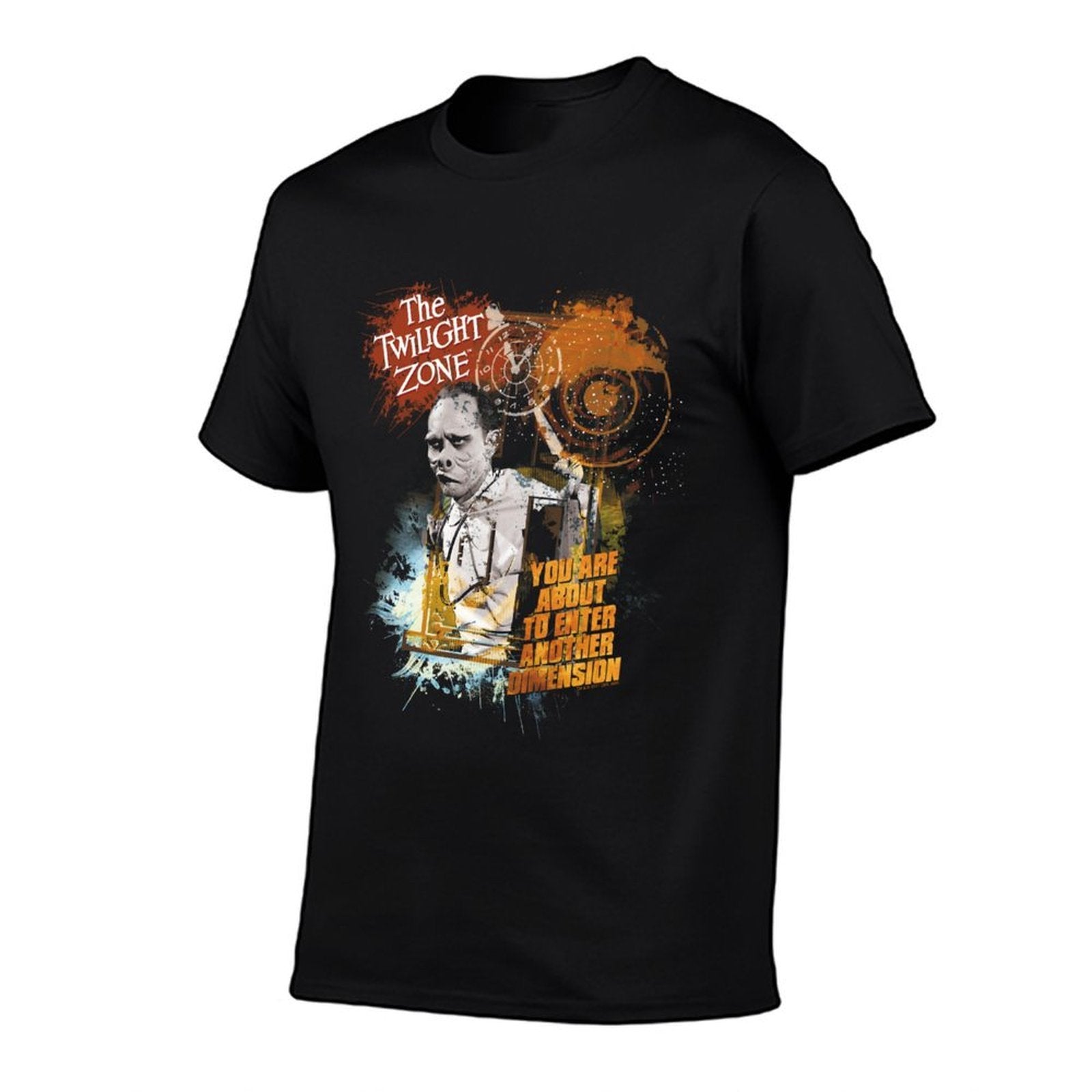 Twilight Zone Enter At Own Risk  Rolled Sleeves T-Shirt
