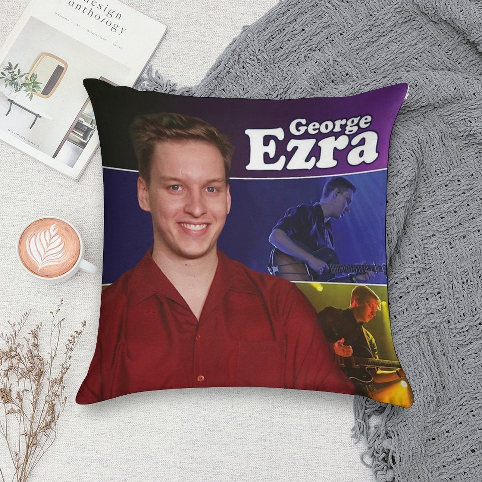 George Tour 2021 Ezra Concert Kokbisa Soft Home Decor Throw Pillow