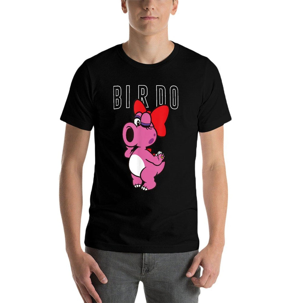 Super Mario Bros Birdo Big Pink Portrait Simple Text  Classic T-Shirt