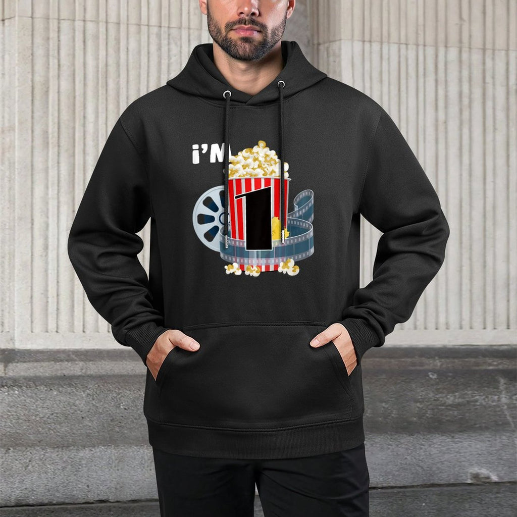 Kids 1st Birthday Movie Night Theme Party 1 Year Old Birthday Medium-Weight Fabric Hoodie