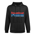 Retro Style Mountain - Steamboat Springs Colorado Versatile Streetwear Hoodie