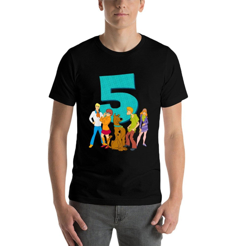 Scooby-Doo 5th Birthday This Meddling Kid Is 5  Quick-drying T-Shirt