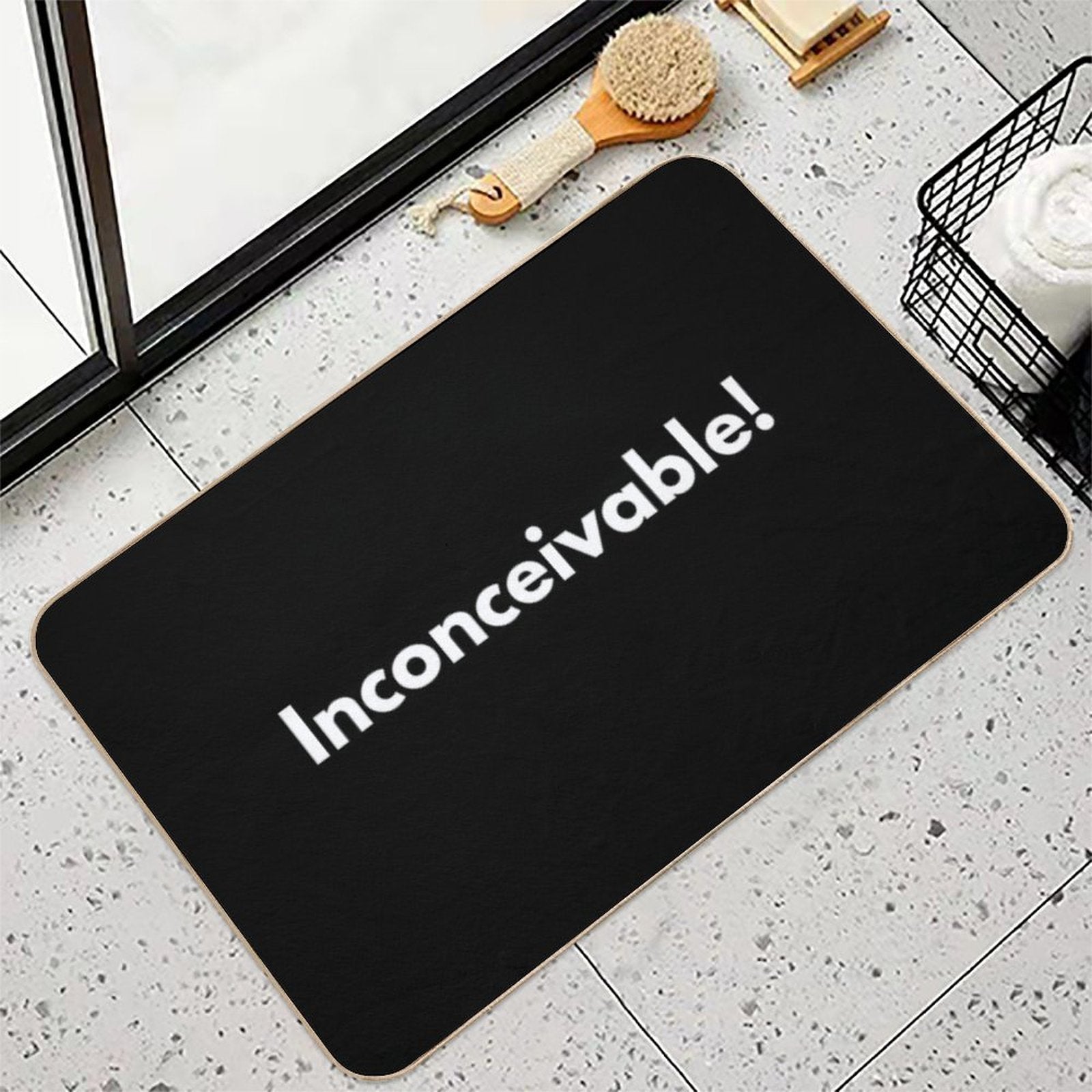 Inconceivable!  Slip-Resistant Bath Mat