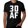 30 AF - 30th Birthday Men Women Thirty Gift  Heathered Texture T-Shirt