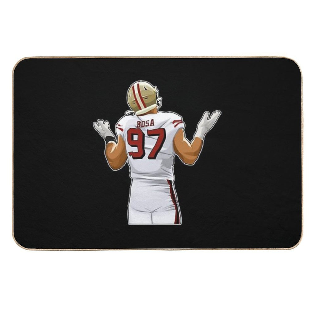 Nick Bosa After Sacking Sticker  Odorless Bath Mat