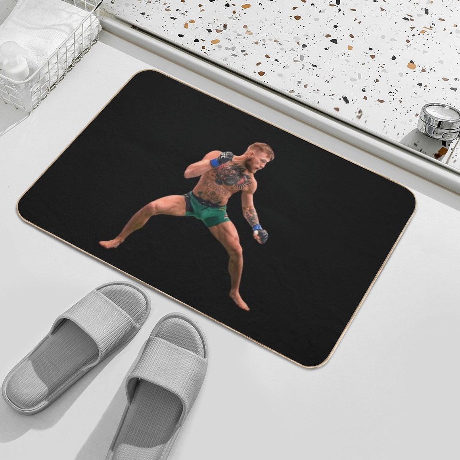 Conor McGregor – UFC Icon & MMA Legend  Rapid-Drying Bath Mat