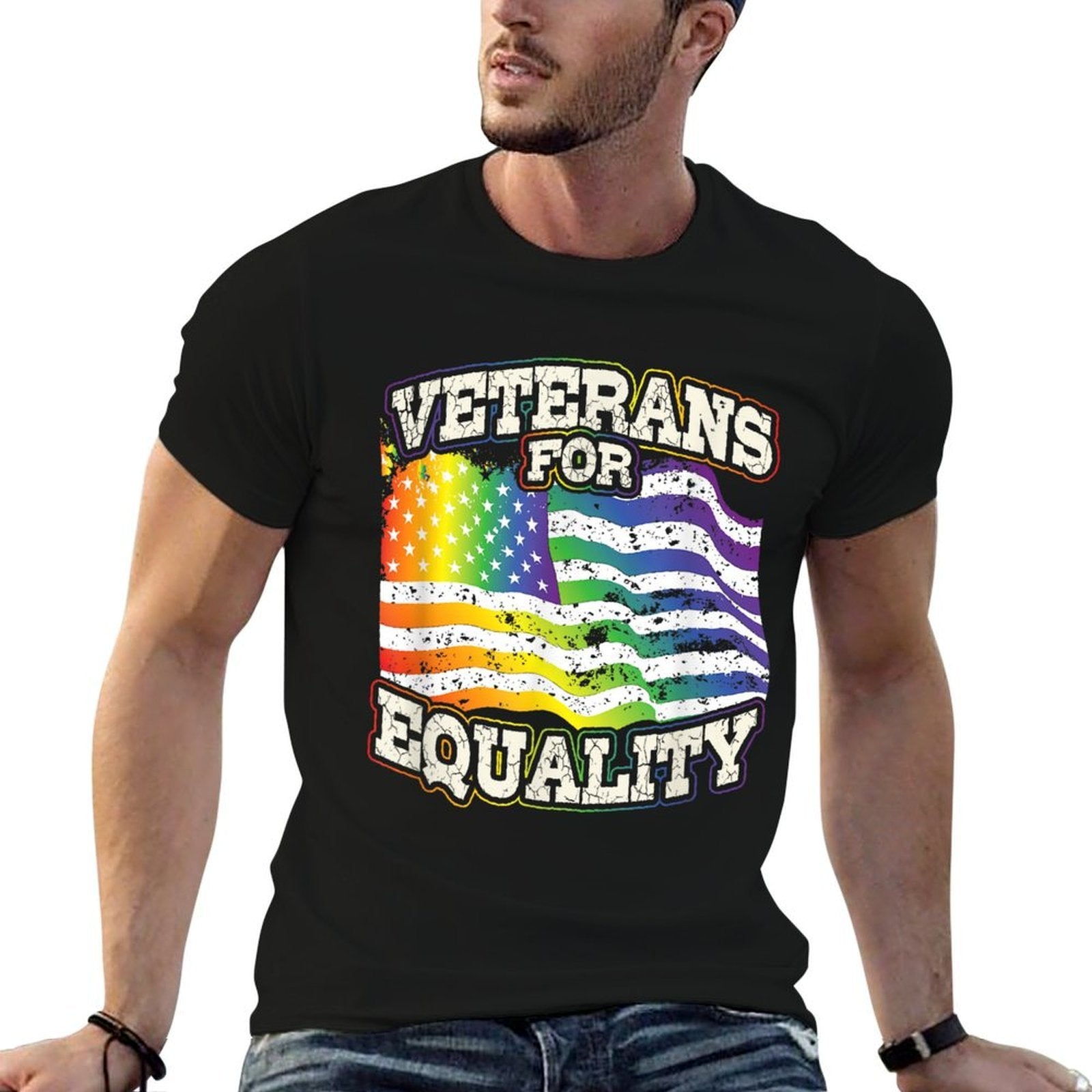 Veterans For Equality For Military Veterans Supporting LGBT  Stretchy T-Shirt