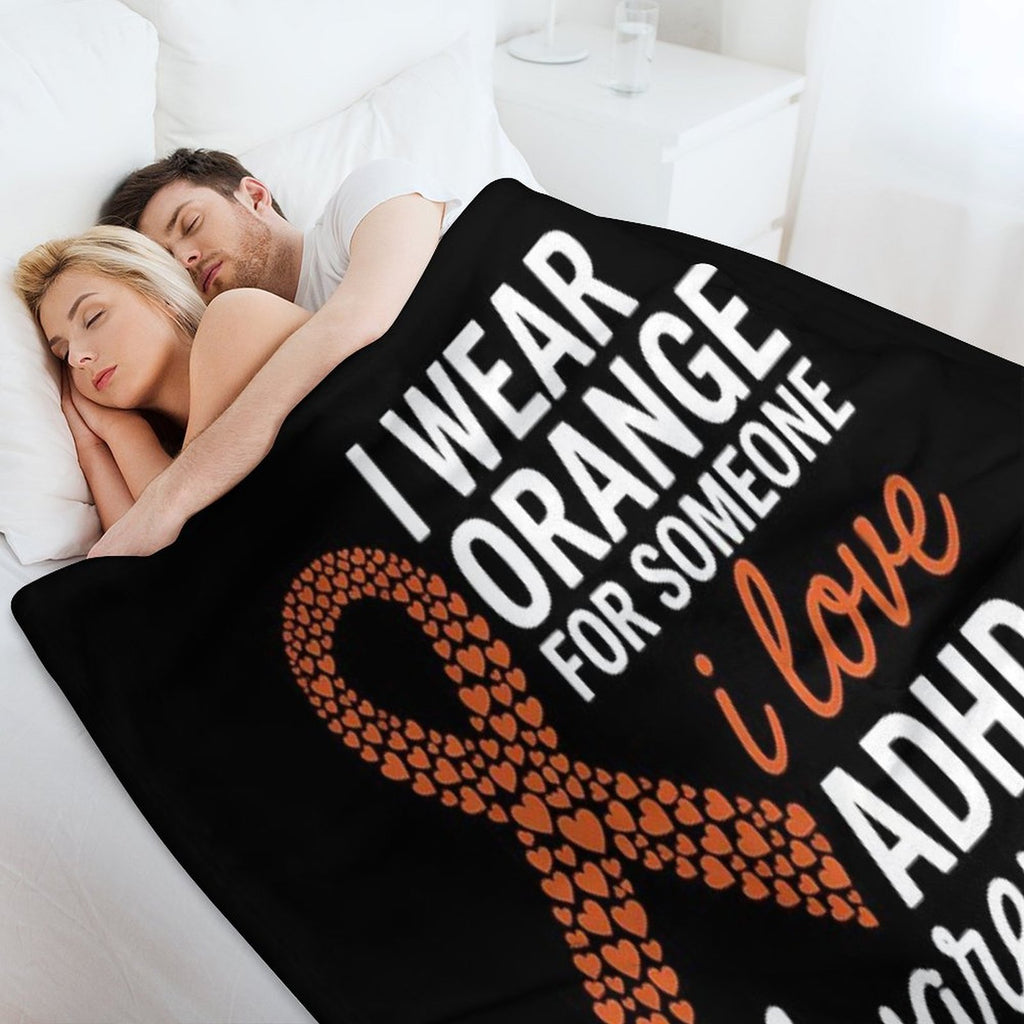 ADHD Awareness Month ADHD Embrace Neurodiversity Velvety-soft Throw Blanket