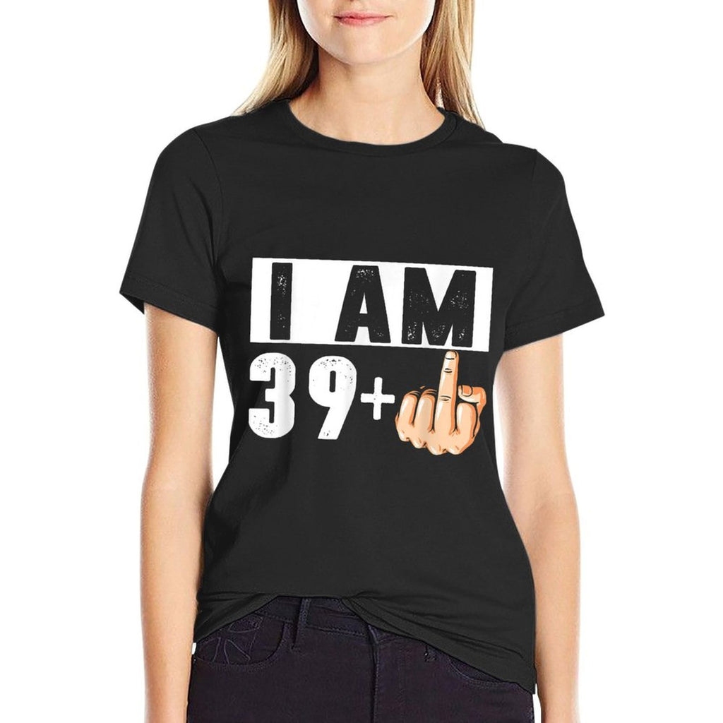 40th Birthday Gift Ideas Funny Bday For Men And Women  Summer-ready Fabric T-Shirt