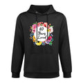 60 Years Loved, 60th Birthday Floral Adjustable Hood Hoodie
