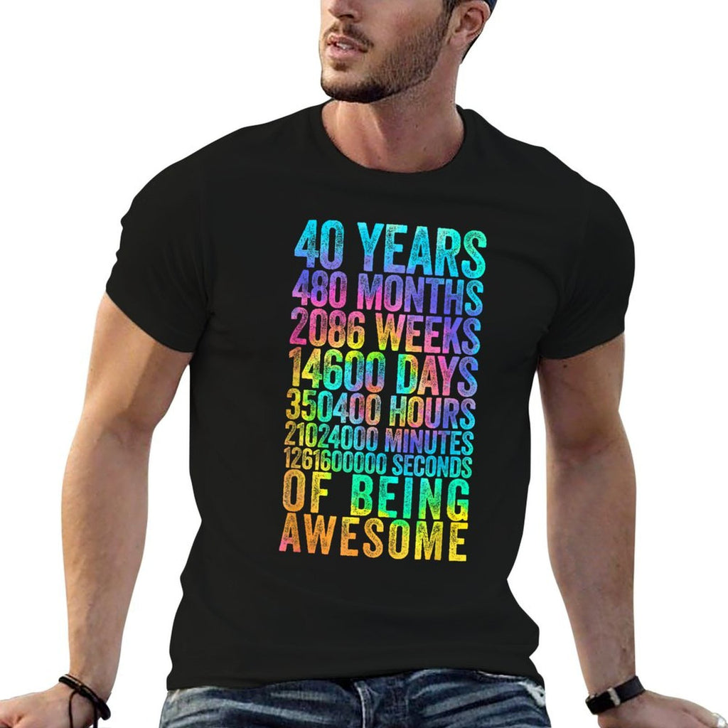 Funny 40th Birthday Old Meter Funny 40 Year Old Gifts  Versatile T-Shirt