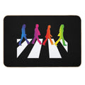 Rainbow Abbey Road Walking Streets  Non-Slip Bath Mat