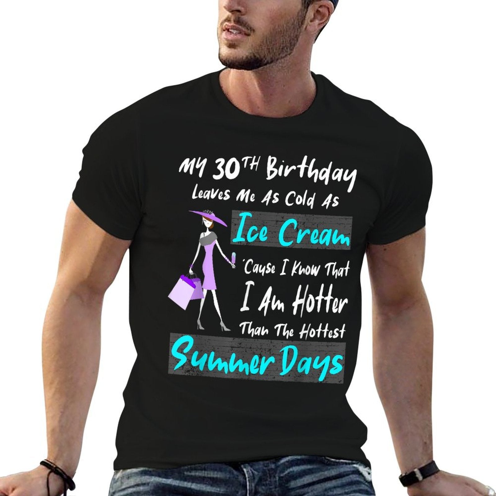 30 Years Old – Funny And Fabulous 1991 - 30th Birthday  Moisture-wicking T-Shirt