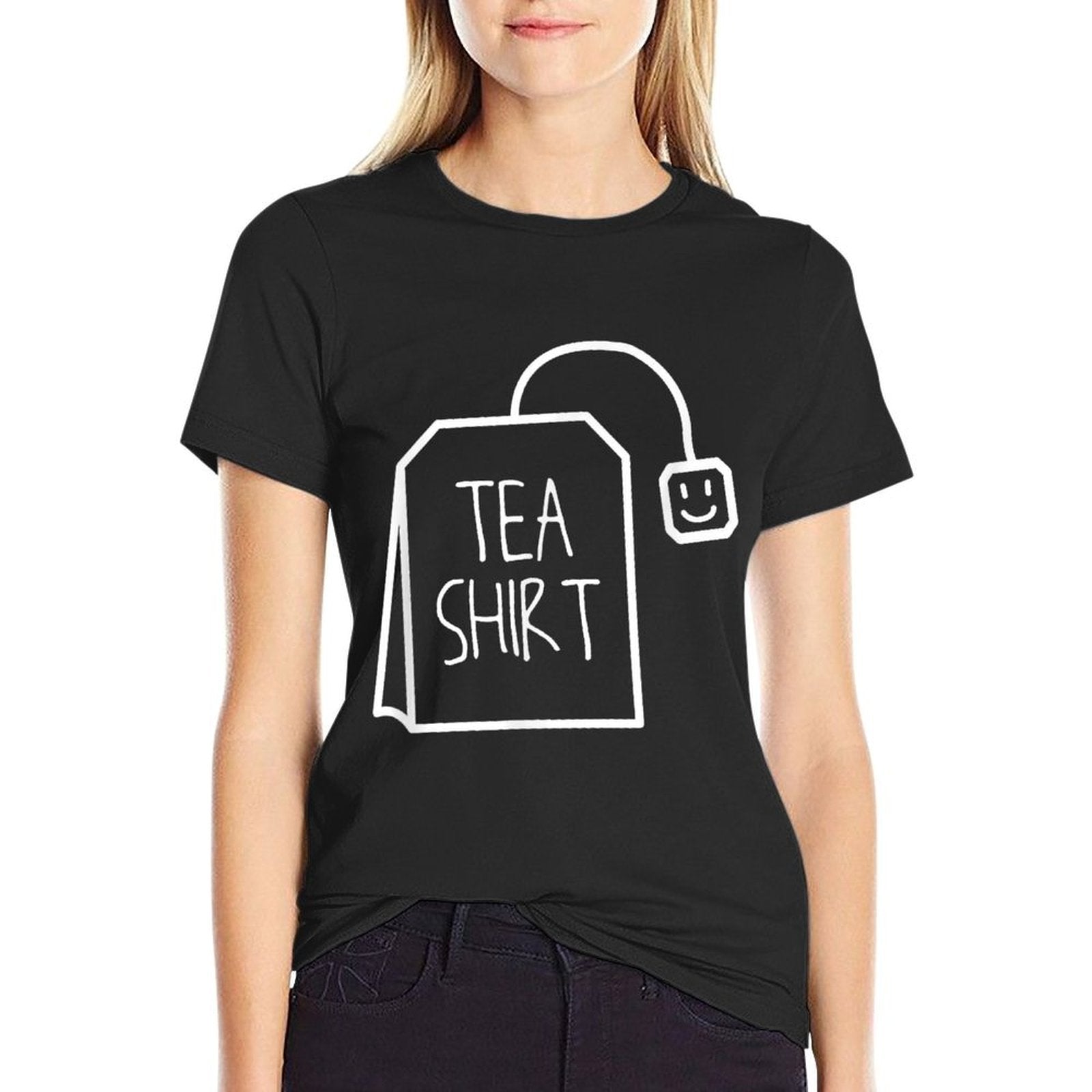 Tea Tea Bag Funny Cute  Easy-care T-Shirt