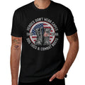 Heroes Dont Wear Capes They Wear Dog Tags  Combat Boots  Vintage-inspired T-Shirt