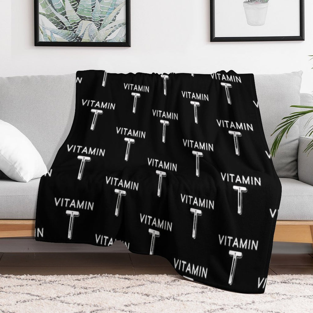Trans Vitamin T Shrink-resistant Throw Blanket