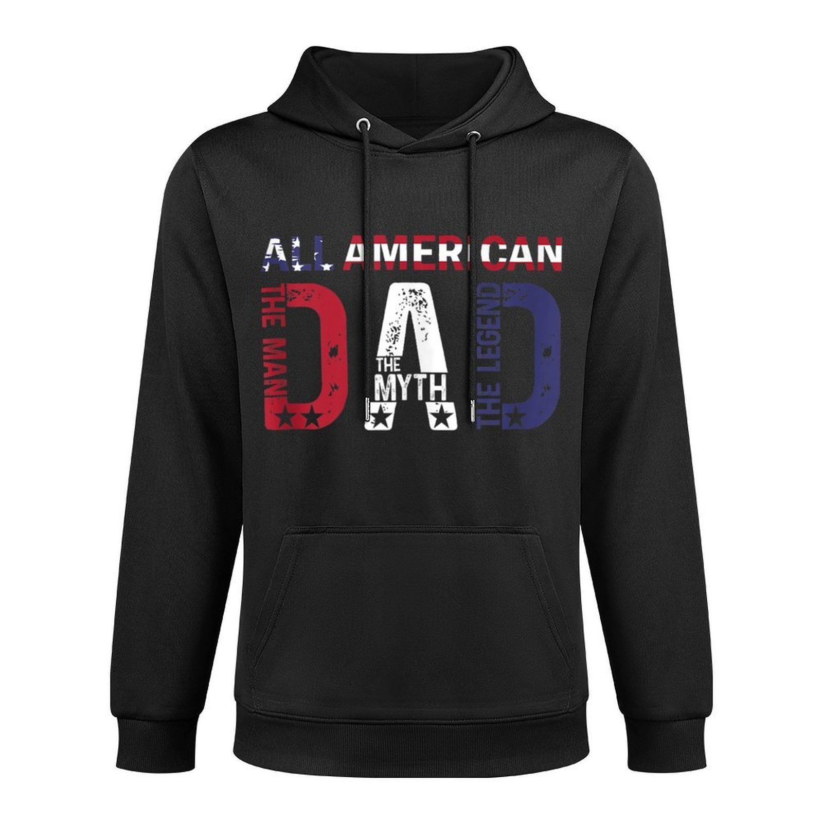All American Dad The Man The Myth The Legend Relaxed Fit Hoodie