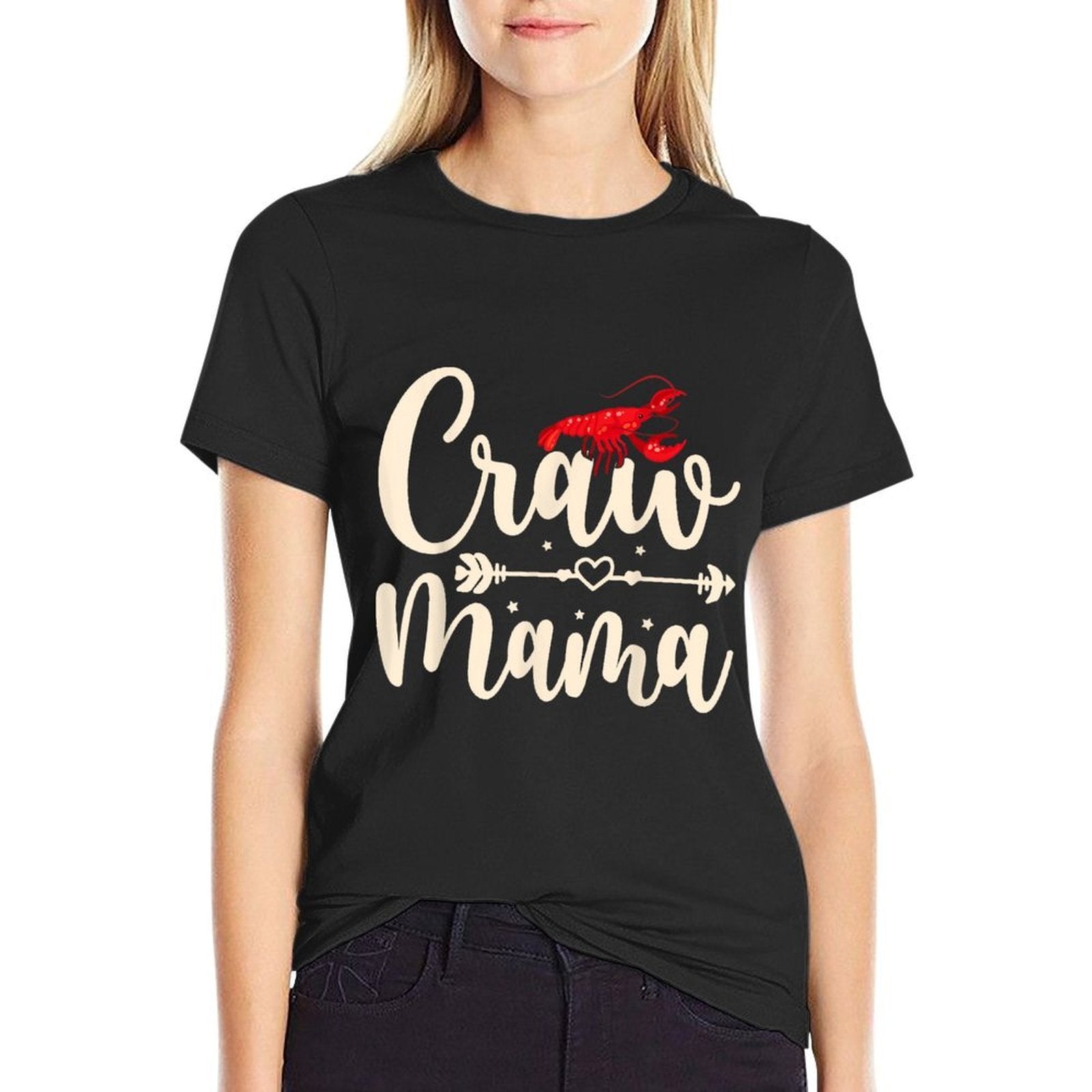 Craw Mama - Mothers Day Crawfish Lobster Mom Crawfish Boil  Breathable T-Shirt