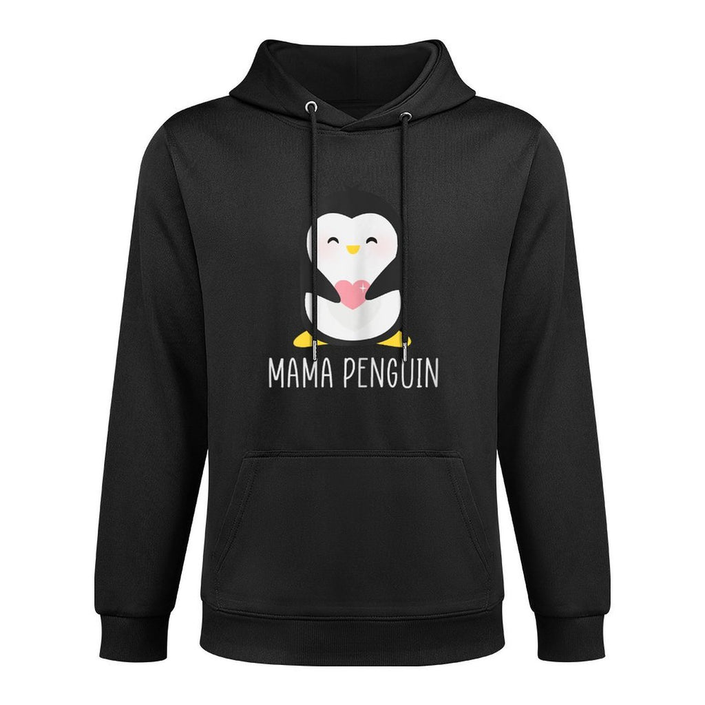 Penguin MAMA - Mothers Funny  Cute Dad Gift Colorfast Hoodie